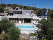 Kares MIT VIDEO: Kreta, Kares: Schönes Einfamilienhaus zum Verkauf in Kares mit Weinberg Haus kaufen